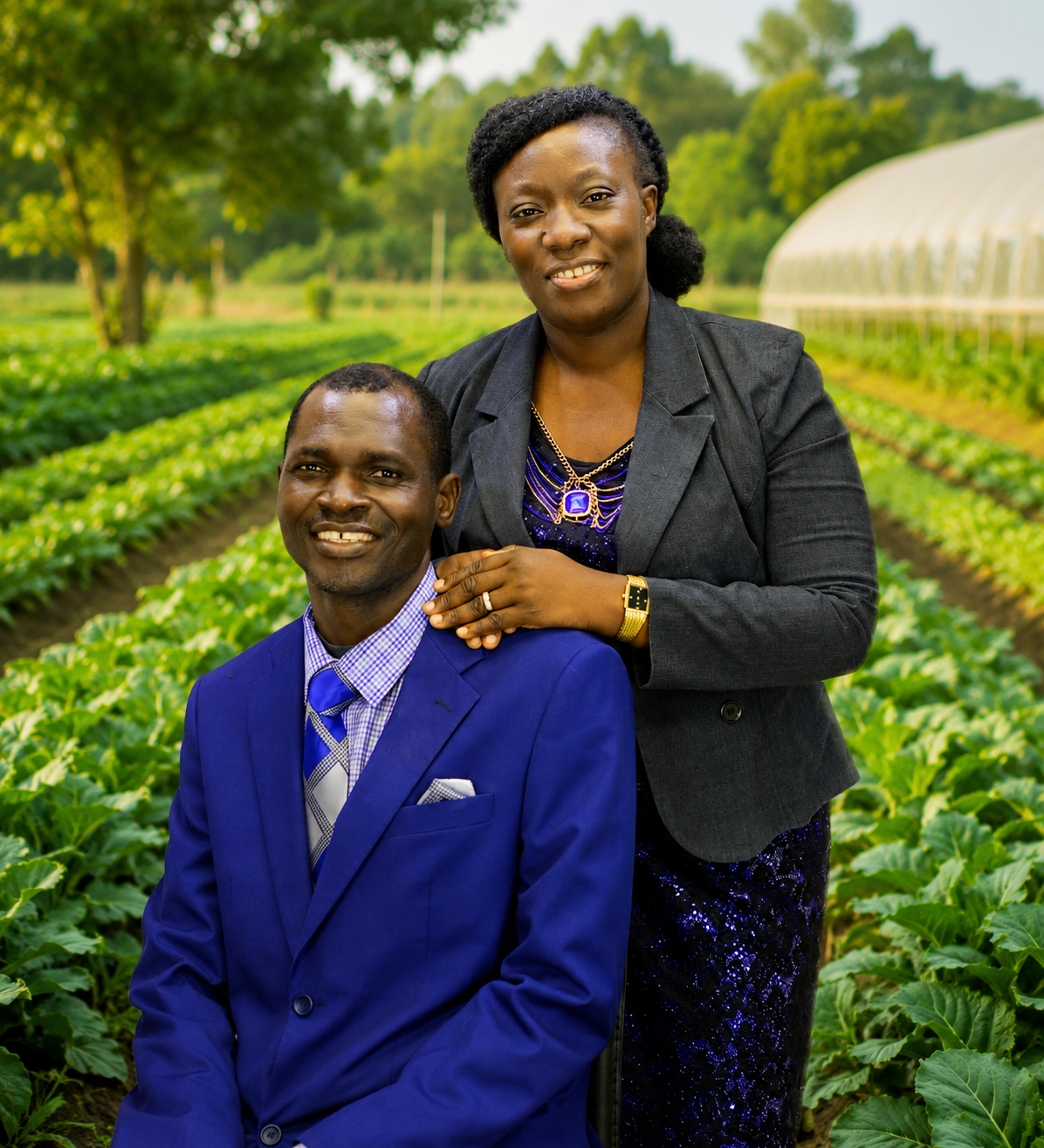 Jacob and Justina Oladipupo, founders of Rehoboth Strategic LLC